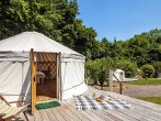 Yurt in daytime
